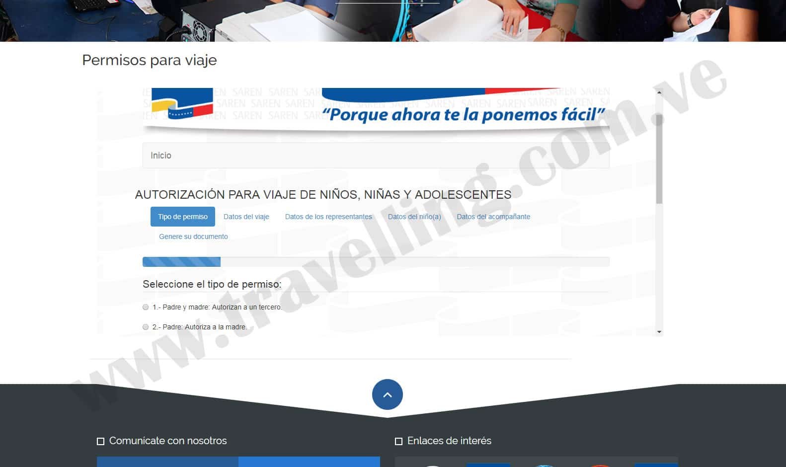 Permiso de viaje para menores