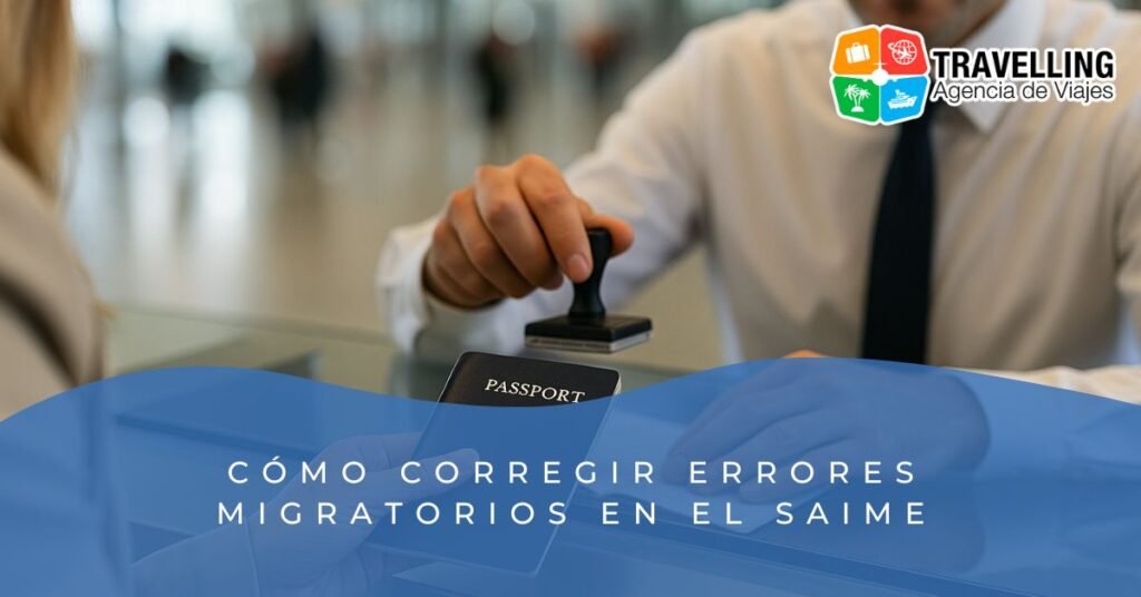 Cómo corregir errores migratorios en el SAIME