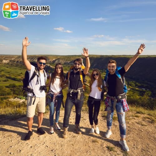 Personas viajando.