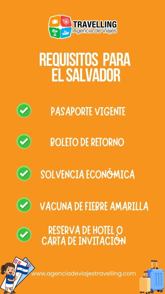 requisitos para El Salvador