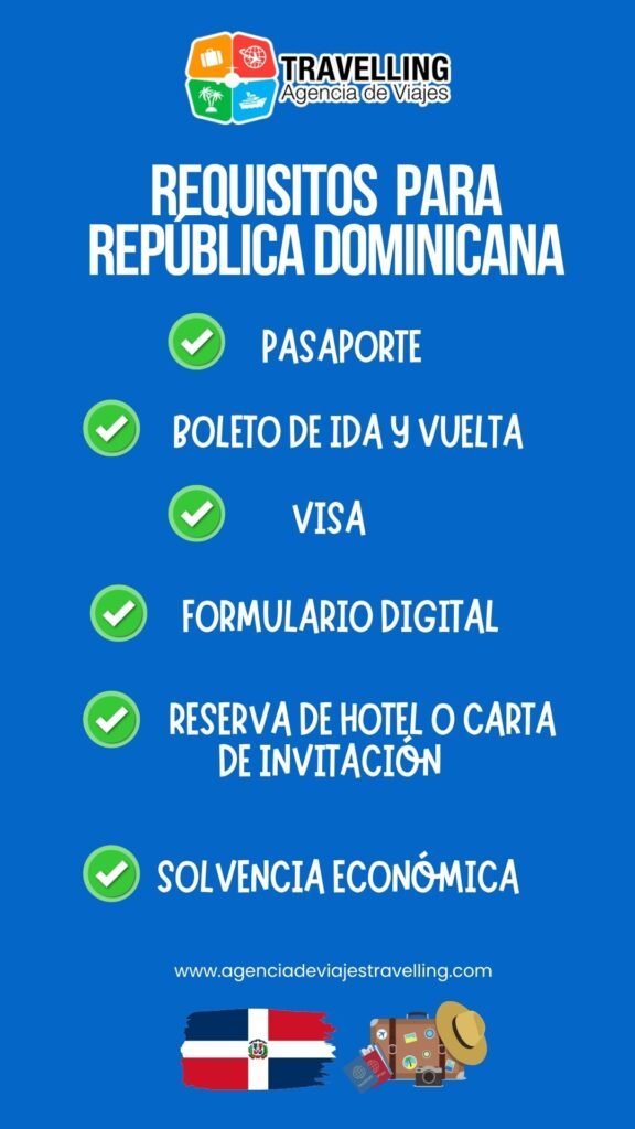 Requisitos para viajar a Dominicana