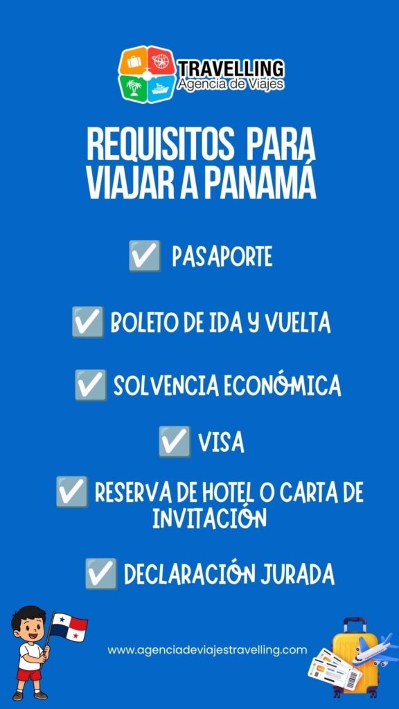 Requisitos para viajar a Panamá