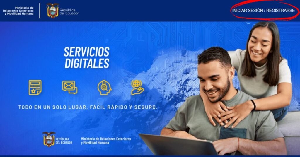 Solicitud de Visa Ecuador 1 Paso 1 visa para Ecuador