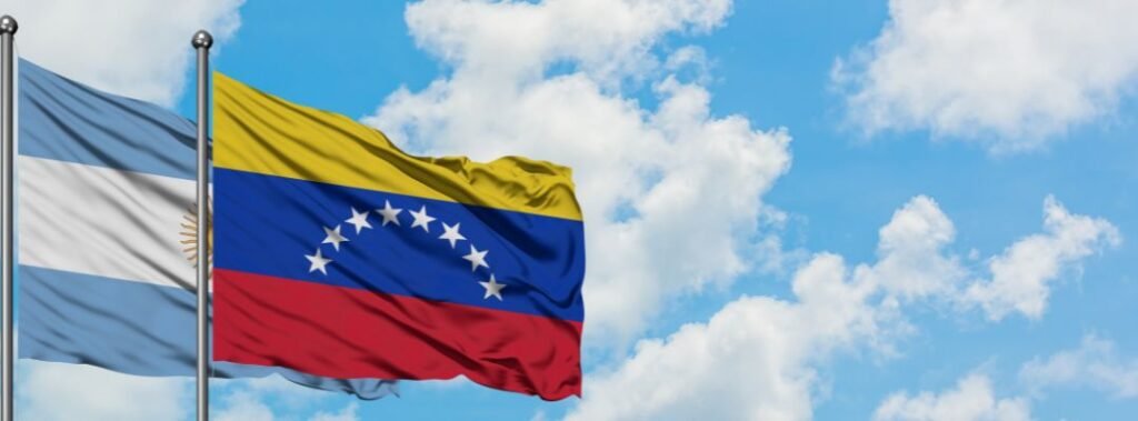 banderas de venezuela y argentina juntas