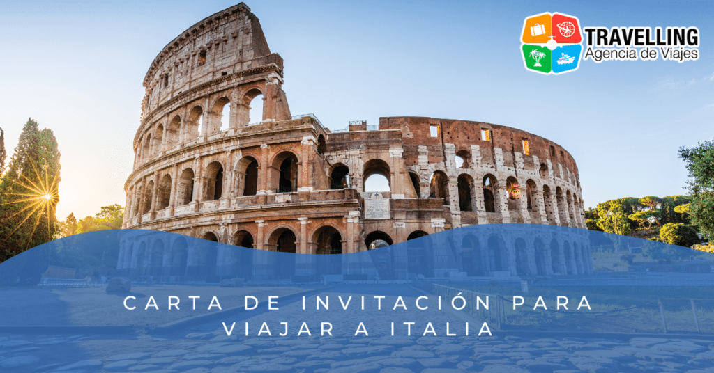 carta de invitacion para viajar a Italia