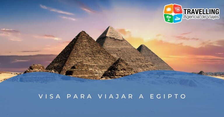 imagen con piramides de egipto hacendo referencia a visa para viajar a egipto